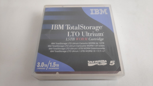 Imagen 3 de 5 de Cinta Ultrium Ibm Lto 5 Capacidad 1.5tb / 3tb Ibm 46x1292