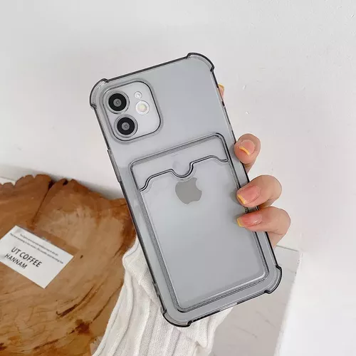 Funda transparente iPhone 13 con tarjetero 