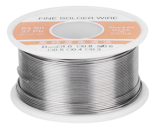 Hilo De Estaño 0.6mm Con Núcleo De Flux Para Soldar
