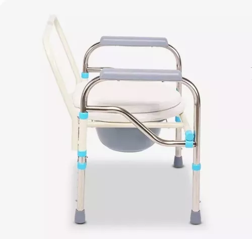 Silla WC Portátil con Orinal Plegable