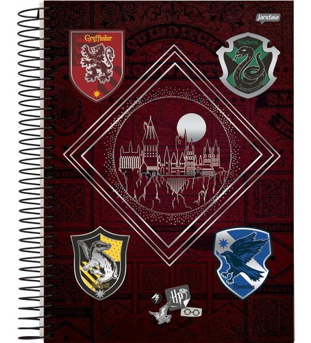 Caderno 15x1 Capa Dura 2020 Harry Potter 300fls