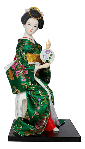 Muñecas Kimono Con Decoración De 12 Geishas Japonesas Para S