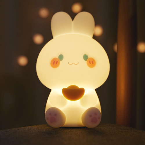 Led Beside Lamp Dimmable Bunny Night Light For Bedroom