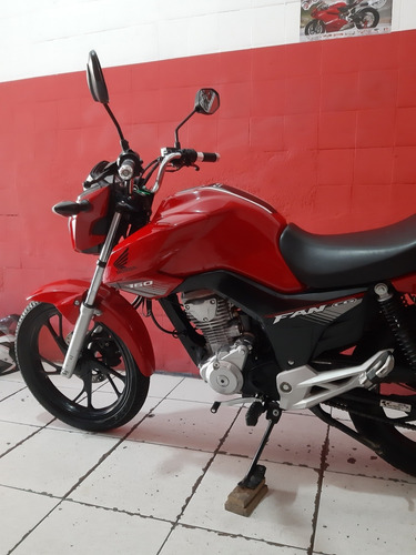 Honda Cg 160 Fan Ano 2020 Vermelha