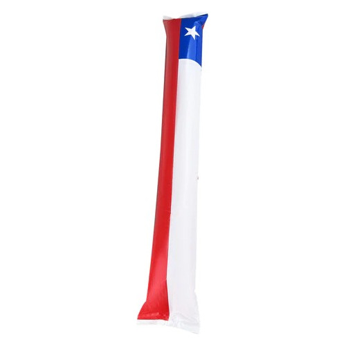 Palo Inflable Bandera De Chile 57x9cm | 12 Unid