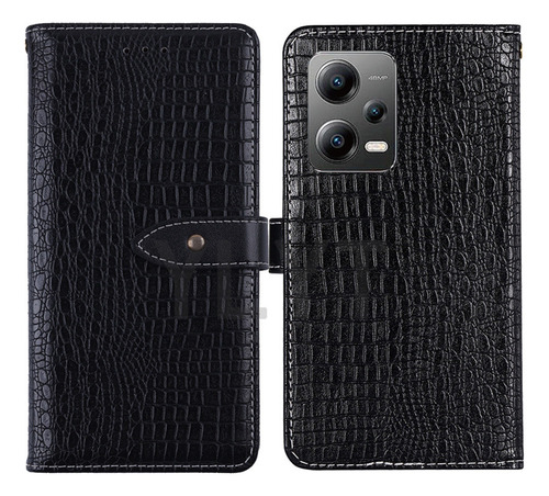 Capa De Couro Sintético Para Xiaomi Poco X5
