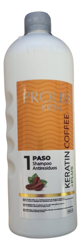 Shampoo Antiresiduos Keratin Coffee Paso 1 Proliss 1000ml