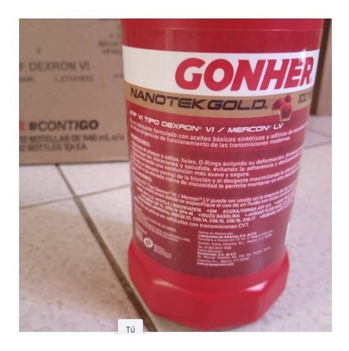Aceite Gonher Atf 6 - Dexron Vi De Caja Automática
