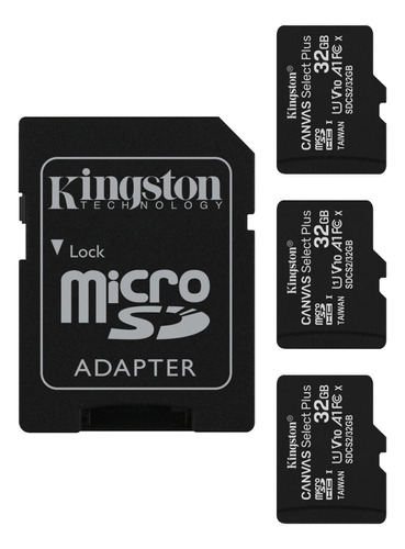 Memoria Microsd Kingston Canvas Select Plus 32gb 100mbs V10