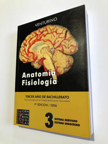 Libro Anatomía Fisiología 3 - 3er Año - Venturino - Oferta