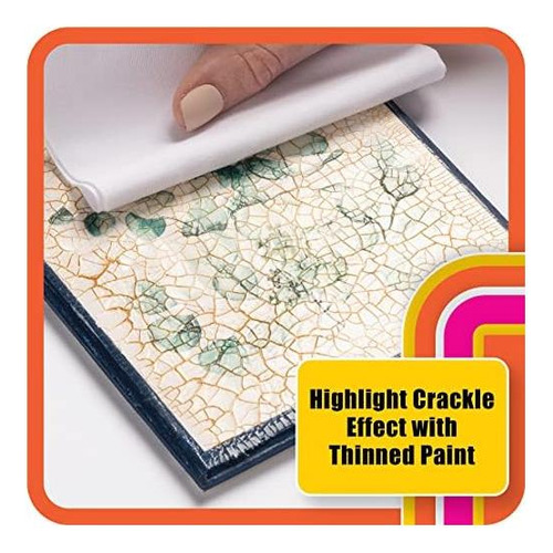 Mod Podge Un-step Crackle Medium, 8 Fl Oz Sellador Acrílico