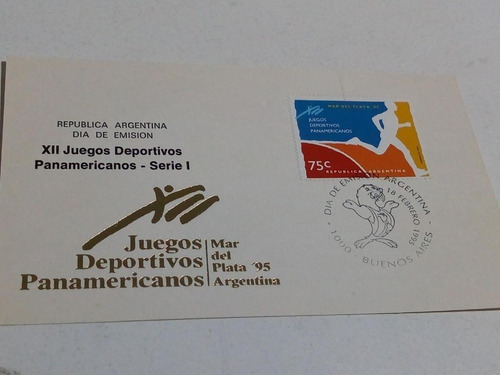 Tarjeta Filatelia Día De Emisión 18/2/1995  Juegos 5