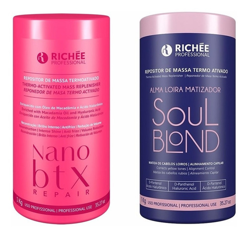 Richée Nano Botox + Suol Blonde De Soul Blond 2x1 #original