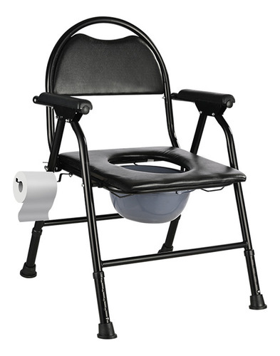 Silla Plegable Para Ancianos, Uso Doble Baño Y Inodoro