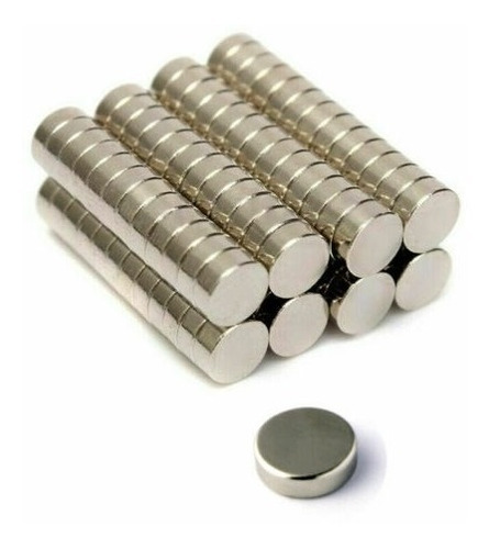 Iman Neodimio Paquete De 100 Unidades De 10 X 3 Mm Cilindro