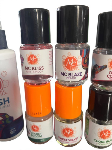 Mc Nails Pack Basico Limpiador De Pinceles Solucion Antisept