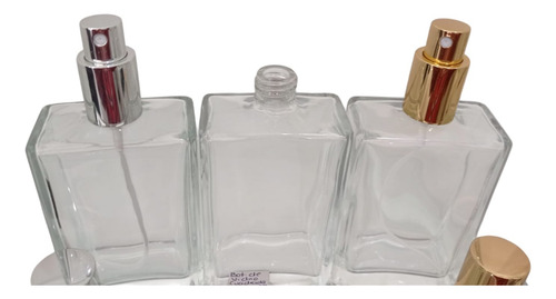 Envase De Vidrio 30-50-100ml Con Atomizador (50pz)