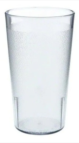 12 Piezas Vaso 12 Oz Policarbonato Transparente Irrompible