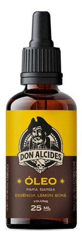 Óleo Para Barba Lemon Bone Profissional 25ml Don Alcides