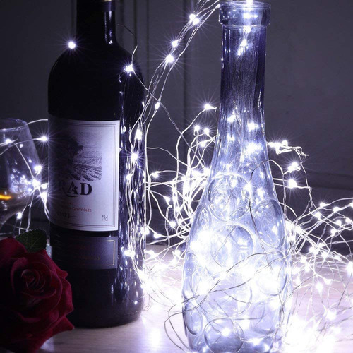 Luces De Cadena De Hadas Led Funciona Con Pilas Color Blanco Led Fairy Lights