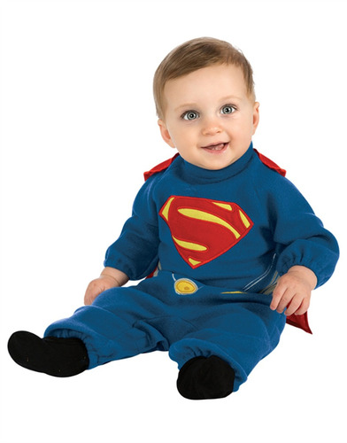 Disfraz Talla 25 A 48 Meses Para Bebé De Superman Halloween