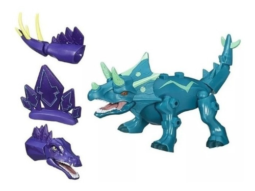 Imagen 6 de 9 de Dinosaurio Jurassic World Hero Mashers Hybrid Para Armar