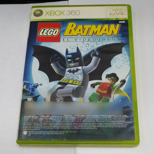 Lego Batman - Español  Xbox 360 - One - Longaniza Games 