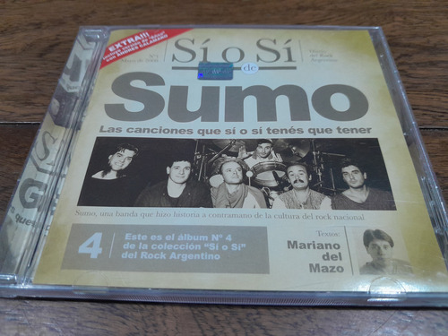 Cd - Sumo - Sí O Sí - Compilado - Arg - 2008