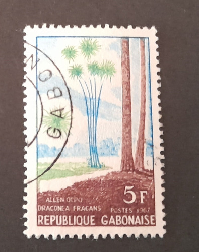 Sello Postal - Gabon - Día Del Sello - 1967