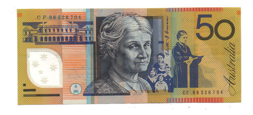 Billete Australia 50 Dollar Año 2006 Pick 54b.2