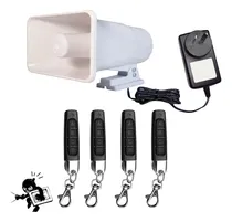Comprar Botón Anti Pánico 100m Ext\u002Fint Con 4 Controles Sirena 12v433