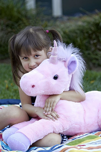 Unicornio De Peluche Aurora