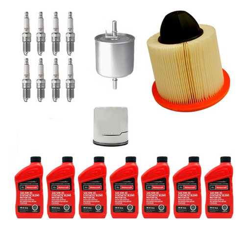 Kit Afinacion Para Ford F150 4.6 V8 Aceite 10w30 97 - 98