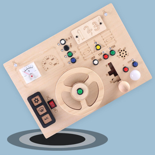 Tablero De Actividades Con Luces Led, Tablero Sensorial De