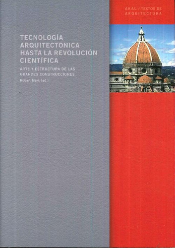 Libro Tecnología Arquitectónica Hasta La Revolución Científi