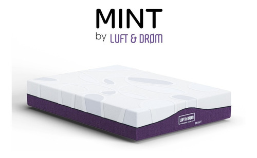 Luft And Drom, Colchón Mint Memory Foam En Caja Individual