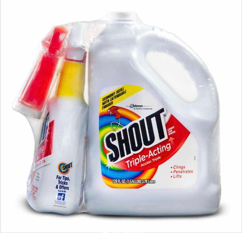 Shout, Quita Manchas Ropa Color Y Blanca 3.78