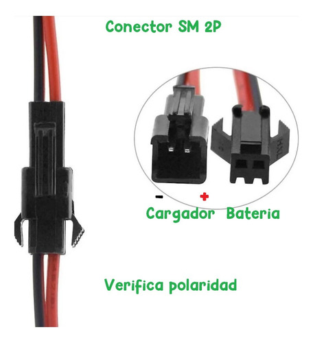 Cargador Batería Litio Lipo 3.7v1s Sm-2p Usb Rc Drone Bocina