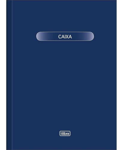 Livro Caixa Tilibra Capa Dura Grande 100 Folhas
