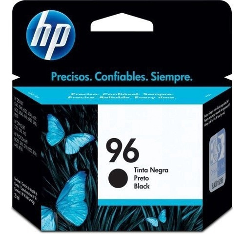 Cartucho De Tinta Hp 96 Cor Preto Do 22 Ml