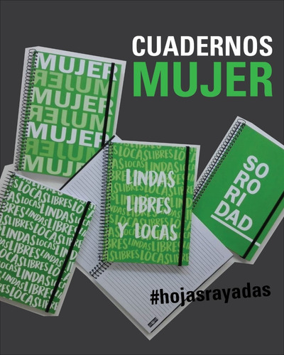 Cuadernos Rayados Mujer Feminista