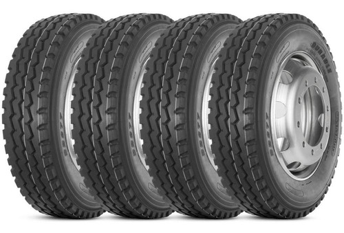 Imagem 1 de 5 de Kit 4 Pneu Durable 275/80r22.5 149/146m Tl Dr877 Liso Misto