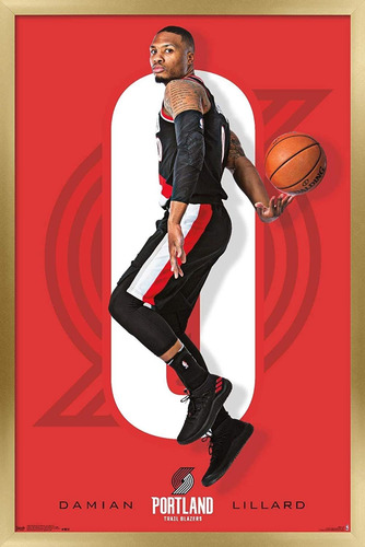 Nba Portland Trail Blazers - Póster De Pared Damian Li...