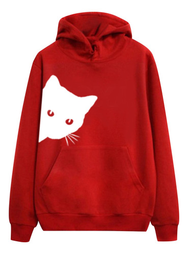 Sudadera Con Capucha De Manga Larga Para Mujer, Jersey Con C