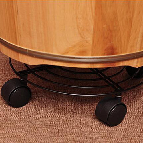 Macetero De Metal Negro Soporte Para Maceta De 27 Cm Con