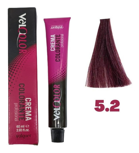 Tinte Valcolor  60g - Castaño Claro Violeta 5.2