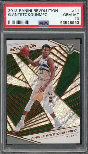 Tarjeta De Baloncesto Giannis Antetokounmpo 2018 Panini Revo