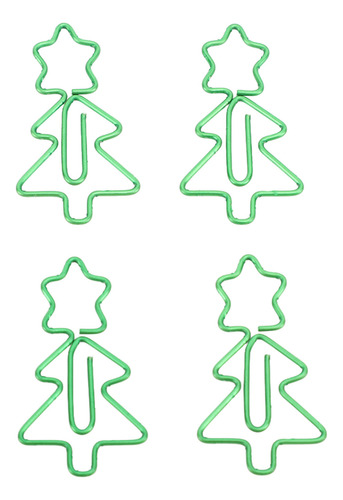 100 Clips De Papel Pequeños, Elegantes, Para Árbol De Navida