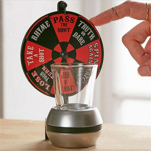 Spin Juego Ruleta Tragos Party Game Bebidas Ruleta Shots
