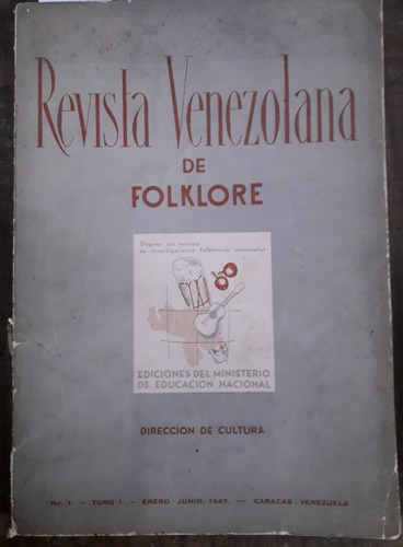 1581. Revista Venezolana De Folklore- Caracas